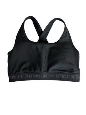 Under Armour Black Compression Sports Bra Womens Medium